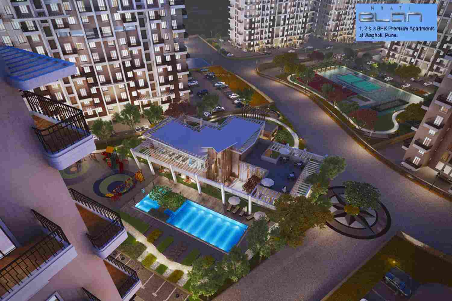 Nyati Elan launches 1, 2 and 3 bhk premium apartments at Wagholi, Pune